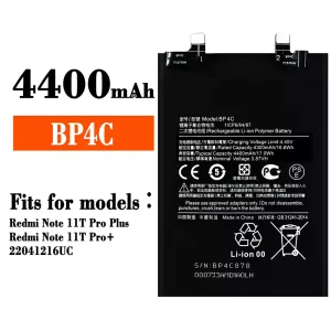 Batteria BP4C per Xiaomi Redmi Note 11T Pro Plus / Redmi Note 11T Pro+