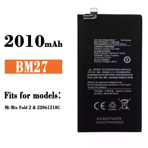 Batteria BM27 per Xiaomi Mi Mix Fold 2