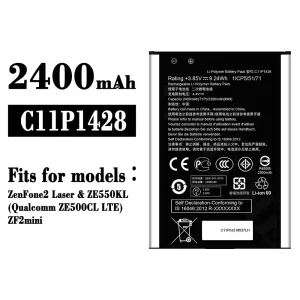 Batteria C11P1428 per Asus ZenFone 2 ZE500KL