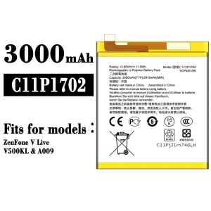 Batteria C11P1702 per Asus ZenFone V Live