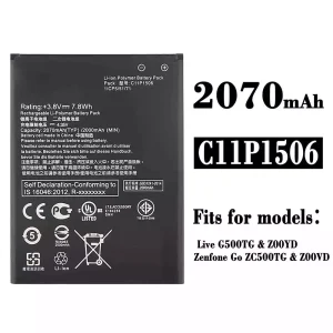 Batteria C11P1506 per Asus Live G500TG,Zenfone Go ZC500TG