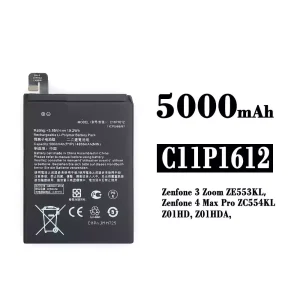 Batteria C11P1612 per Asus Zenfone 3 Zoom ZE553KL / Zenfone 4 Max Pro ZC554KL