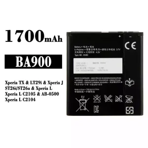 Batteria BA900 per Sony Xperia TX / Xperia J / Xperia L