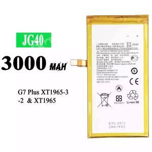 Batteria JG40 per Motorola G7 Plus XT1965-3-2 / XT1965