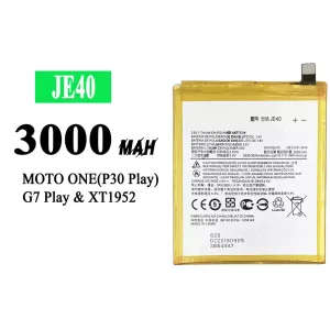 Batteria JE40 per Motorola Moto G7 / Moto G7 Play / Moto One / P30 Play