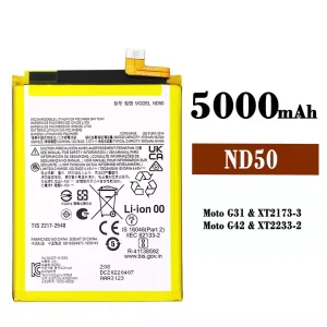 Batteria ND50 per Motorola Moto G31 Moto G42
