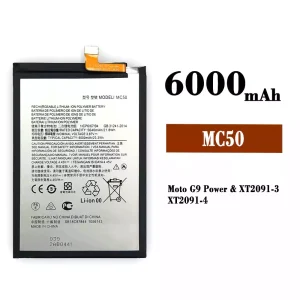 Batteria MC50 per Motorola Moto G9 Power / G60 / G40 Fusion