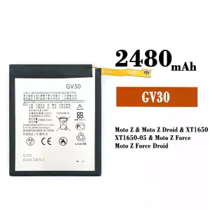 Batteria GV30 per Motorola Moto Z / Moto Z Droid / Moto Z Force / Moto Z Force Droid