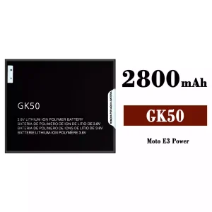 Batteria GK50 per Motorola E 3 Power