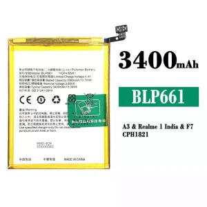 Batteria BLP661 per OPPO A3 / Realme 1 India / F7