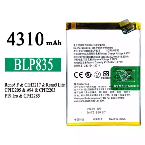 Batteria BLP835 per OPPO Reno5 F /Reno5 Lite /F19 Pro /A94 4G