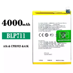 Batteria BLP711 per OPPO A1K