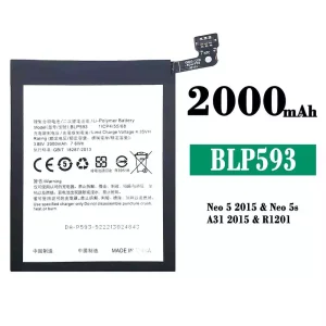 Batteria BLP593 per OPPO Neo 5 2015/Neo 5s/A31 2015