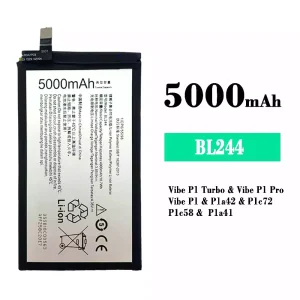 Batteria BL244 per Lenovo Vibe P1 Turbo / Vibe P1 Pro / Vibe P1