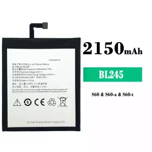 Batteria BL245 per Lenovo S60/S60-a/S60-t