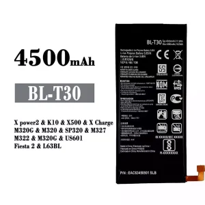 Batteria BL-T30 per LG X power2 / K10 / X500 / X Charge / Fiesta 2