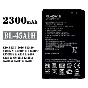 Batteria BL-45A1H per LG K10 2016