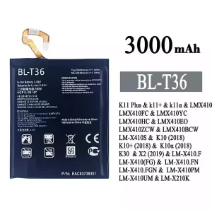 Batteria BL-T36 per LG K11 Plus /K10 / K10+