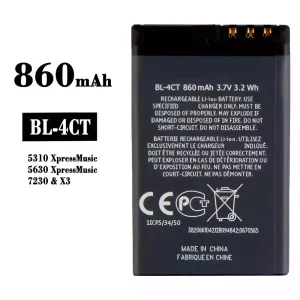 Batteria BL-4CT per Nokia 5310 Xpress Music/5630 Xpress Music/7230