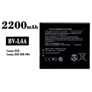 Batteria BV-L4A per Nokia Lumia 830