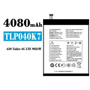 Batteria TLP040K7 per Alcatel A30 Tablet 4G LTE 9024W