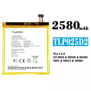 Batteria TLP025D2 per Alcatel Pixi 4 6.0