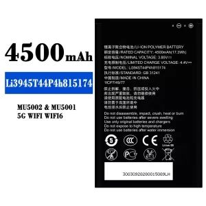 Batteria Li3945T44P4h815174 per ZTE MU5002/MU5001