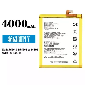 Batteria 466380PLV per ZTE Blade A610/BA610T/A610T/A610C/BA610C