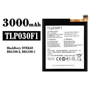 Batteria TLP030F1 per BlackBerry DTEK60/BBA100/BBA100-1/BBA100-2