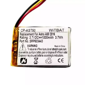 Batteria per cuffie Astro SRP603443,EVE623442,FT533447P,SR603040