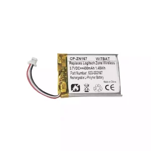 Batteria per cuffie Logitech Zone Wireless,Zone Wireless Plus,Zone 900