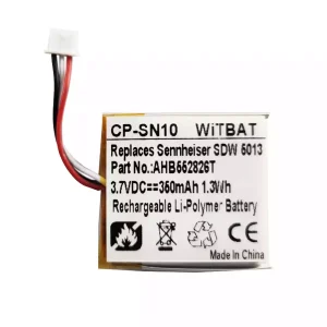 Batteria per cuffie Sennheiser SDW 5013,SDW5014,SDW 5015,SDW 5016