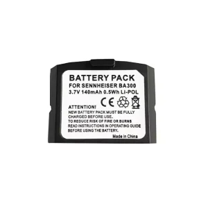 Batteria per cuffie Sennheiser IS410,IS410 TV,RI410,RI410TV,RS4200,RR4200,RS4200 TV,RS4200 TV-2,RI900,RI830,RI830S,HC-BA300,NCI-PLS100H