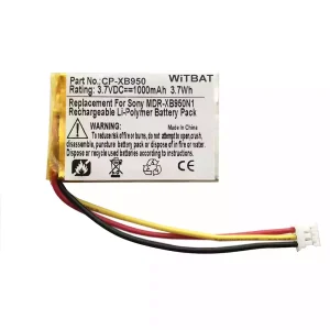 Batteria per cuffie Sony WH-CH700N,MDR-XB950N1,SRS-WS1