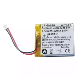 Batteria per cuffie Jabra Elite 85h,Jabra Elite 75t,Evolve2 85,PL661935V