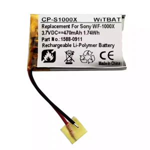 Batteria per cuffie Sony WF-1000X,WF-SP700N Custodia di ricarica