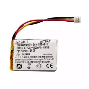 Batteria per altoparlanti Sony SRS-XB100,SRS-XB10,SRS-XB12,WH-L600,Logitech S100