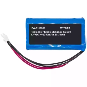 Batteria per altoparlanti Philips ShoqBox SB500