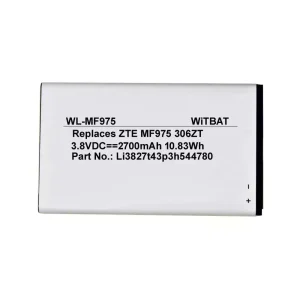 Batteria per ZTE 303ZT,305ZT,306ZT,MF975,MF975S,MF975U,Li3827t43p3h544780