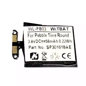 Batteria per Pebble Time Round,SP301618AE
