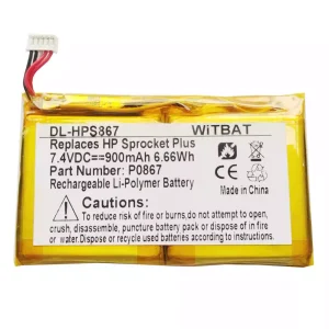 Batteria per HP Sprinter Plus Pocket Photo Printer,P0867