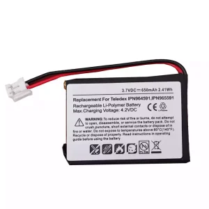 Batteria per Teledex IPN964591,IPN965591,BATT-IPN
