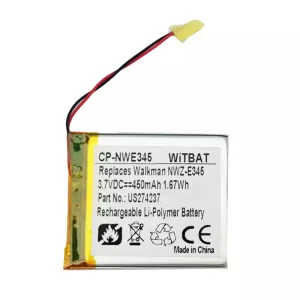 Batteria per Sony Walkman NW-A865 NW-A866 NW-A867