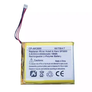 Batteria per iRiver Astell & Kern Acro CA1000,PPR41