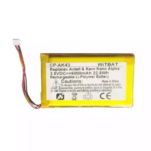 Batteria per iRiver Astell & Kern KANN ALPHA PPM43,BZ124678