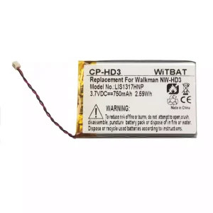 Batteria per SONY LIS1317HNP,1-756-493-12