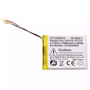 Batteria per SONY NW-ZX2,LIS1559HNPC