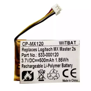 Batteria per Logitech AHB572535,533-000120