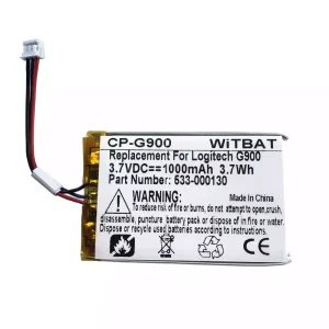 Batteria per Logitech Illuminated Living-Room Keyboard K830,533-000112