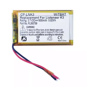 Batteria per Listener K3